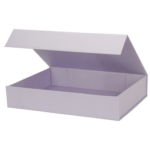 Collapsible Gift Box with Magnetic Closure 11.5 x 8.5 x 2.3 Lavender