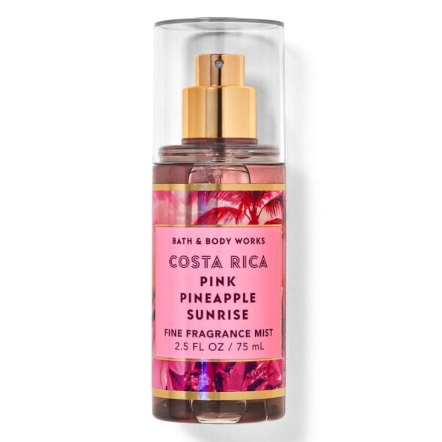 Bath & Body Works Travel Size Fine Fragrance Mist Costa Rica Pink Pineapple Sunrise