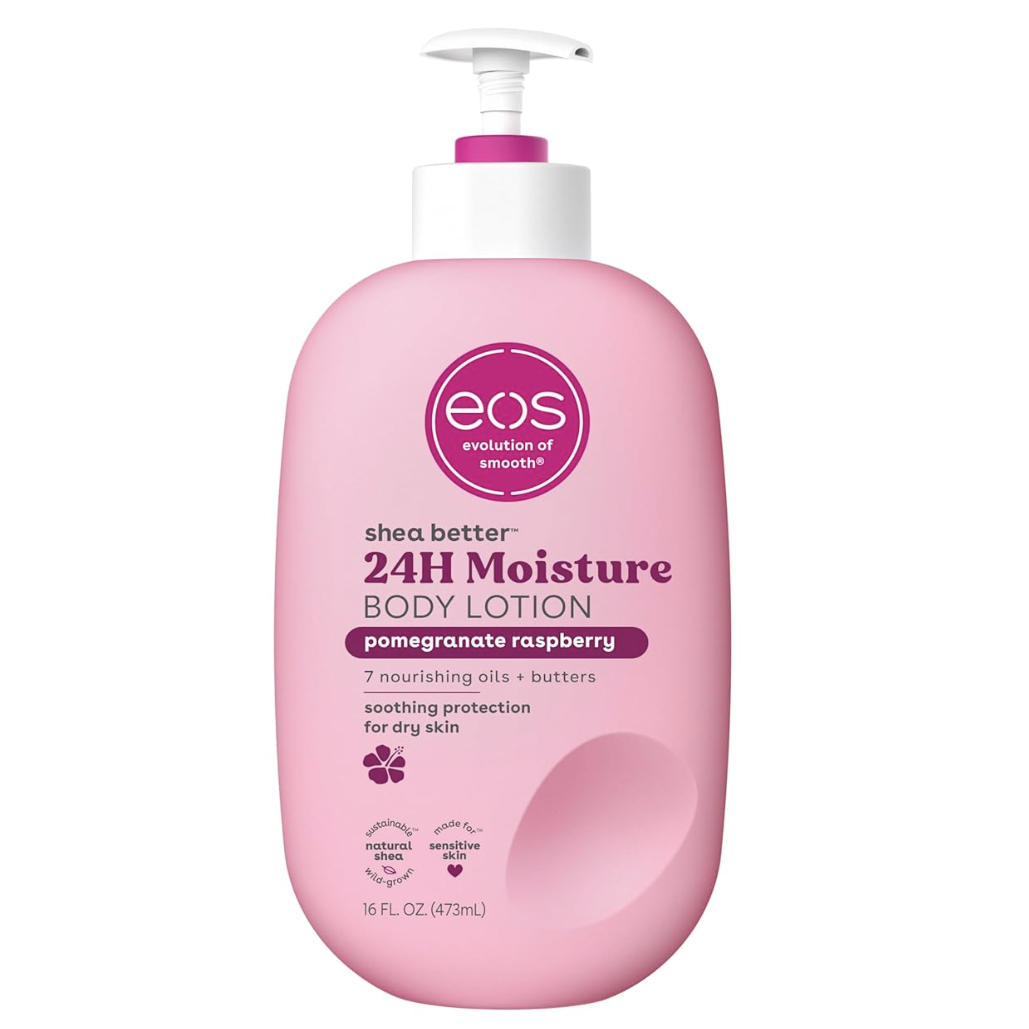 eos Shea Better Body Vegan Lotion Made with Natural Shea 16 fl oz Pomegranate Raspberry 01