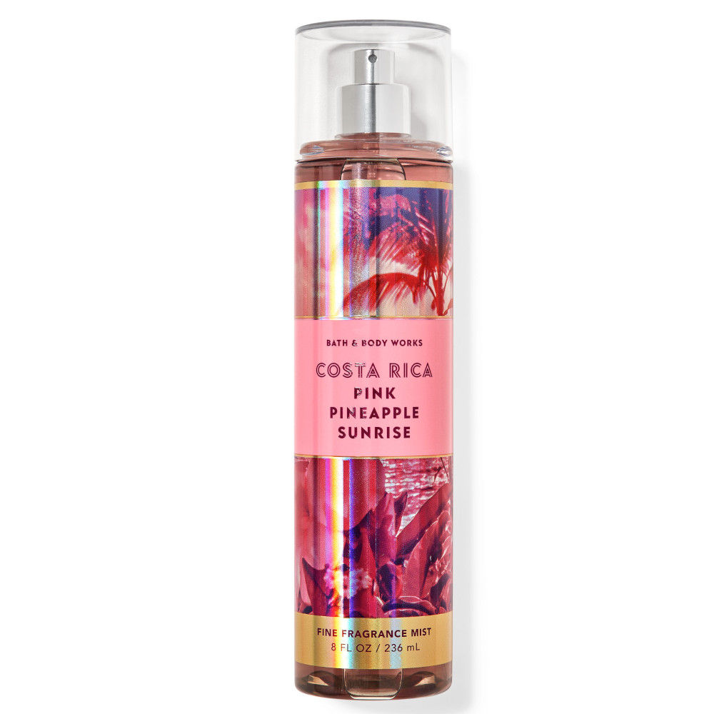 Bath & Body Works Fine Fragrance Mist – 8 fl oz : 236 mL Costa Rica Pink Pineapple Sunrise