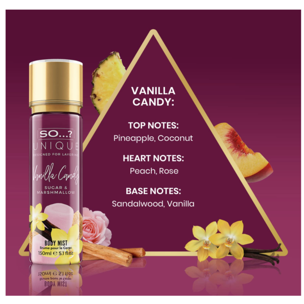 So Unique Body Mist 5.1 oz Vanilla Candy 1